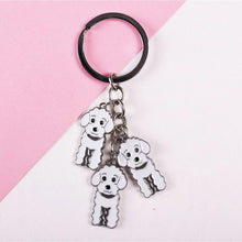 Poodle Key Chain